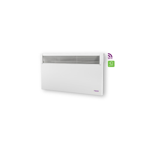 Отоплителни тела - Електрически конвектори - Конвектор TESY HeatЕco Cloud CN 031 200 EI CLOUD W, стенен, с електронно Wi-Fi управление, 2000W